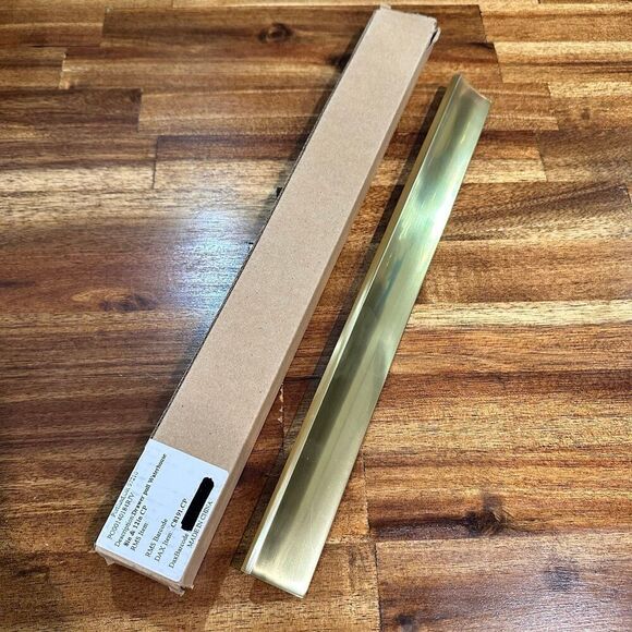 New. Rejuvenation Drawer Pull Waterhouse Aged Brass 13” Pottery - Picture 4 of 9